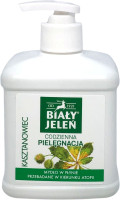 ^BIAŁY JELEŃ  Hipoalergiczne mydło w płynie z pompką  Kasztanowiec  500ml   (k=6)