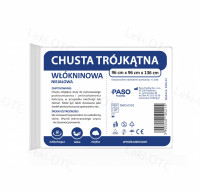PASOMED  Chusta trójkątna WŁÓKNINOWA niejałowa  96cm x 96cm x 136cm  1szt