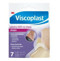 3M VISCOPLAST  Plastry hydrokoloidowe MIX na stopę '7 szt. (k=20)