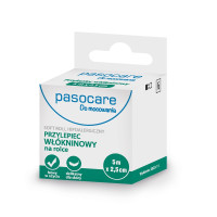 PASOCARE  Plaster WŁÓKNINOWY na rolce SOFT  5m x 2,5cm  1szt