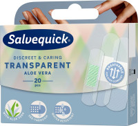 SALVEQUICK Plastry TRANSPARENT ALOE 20 szt