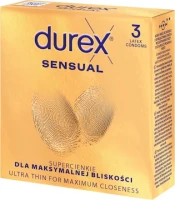 DUREX  Prezerwatywa '3  SENSUAL  (d=24)